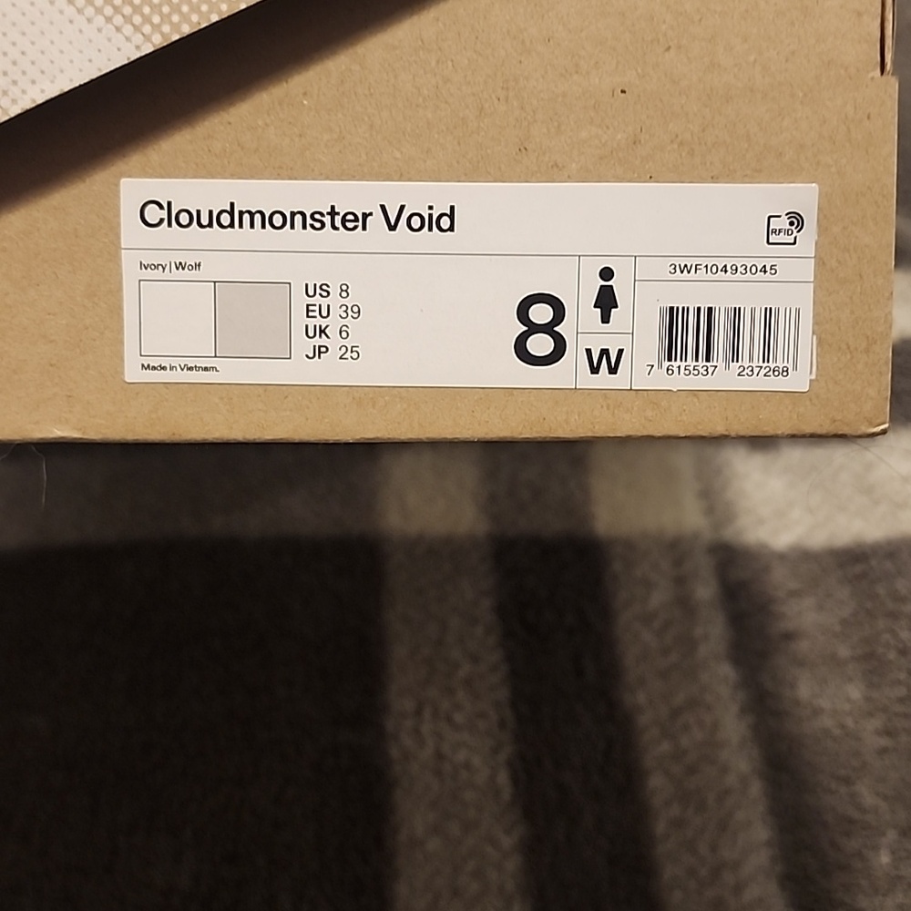 Ladies On Cloudmonster Void Size 8 - Picture 8 of 10